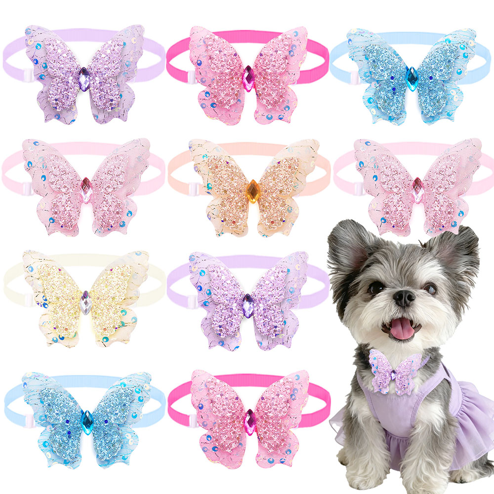 Pet Supplies Coupon - 50PCS Hond Strikjes Lente Zomer Verstelbare