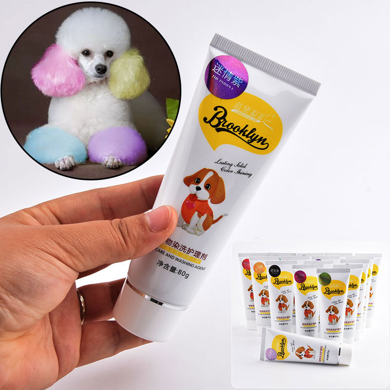 Pet Supplies App - Pet Dye Cream 80G Semi-Permanente Hoge