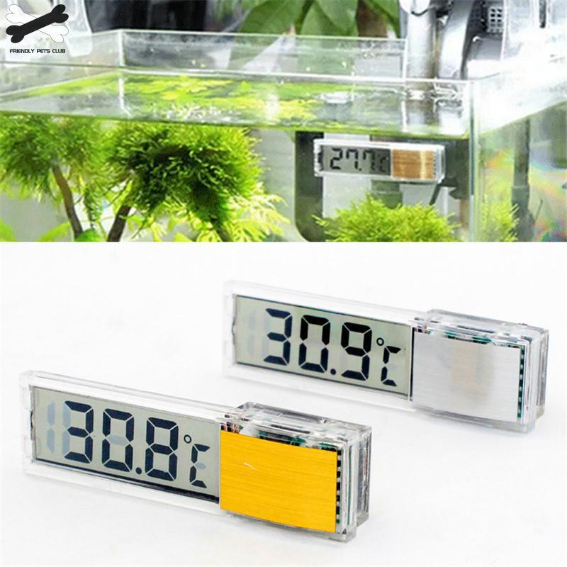 Pet Supplies Pet Shop - Digitale Elektronische Aquariumthermometer, Kunststof, Metaal, 3d,