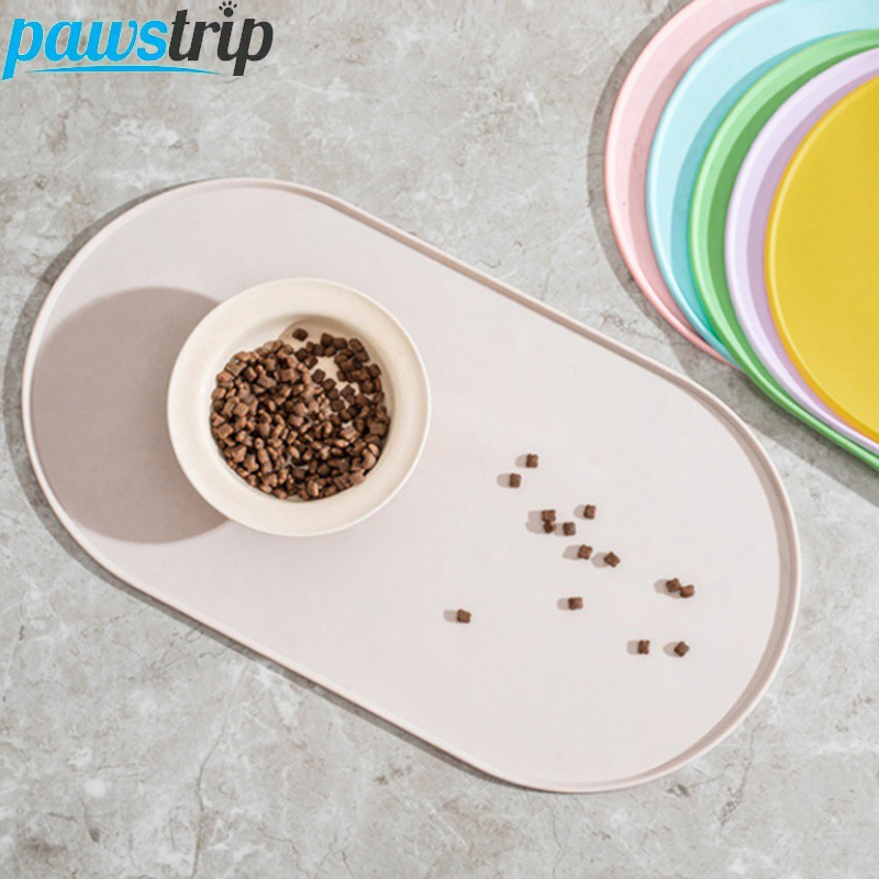 Pet Supplies Coupon - 45.5x24.5cm Ovale Voedermat voor Huisdieren Siliconen
