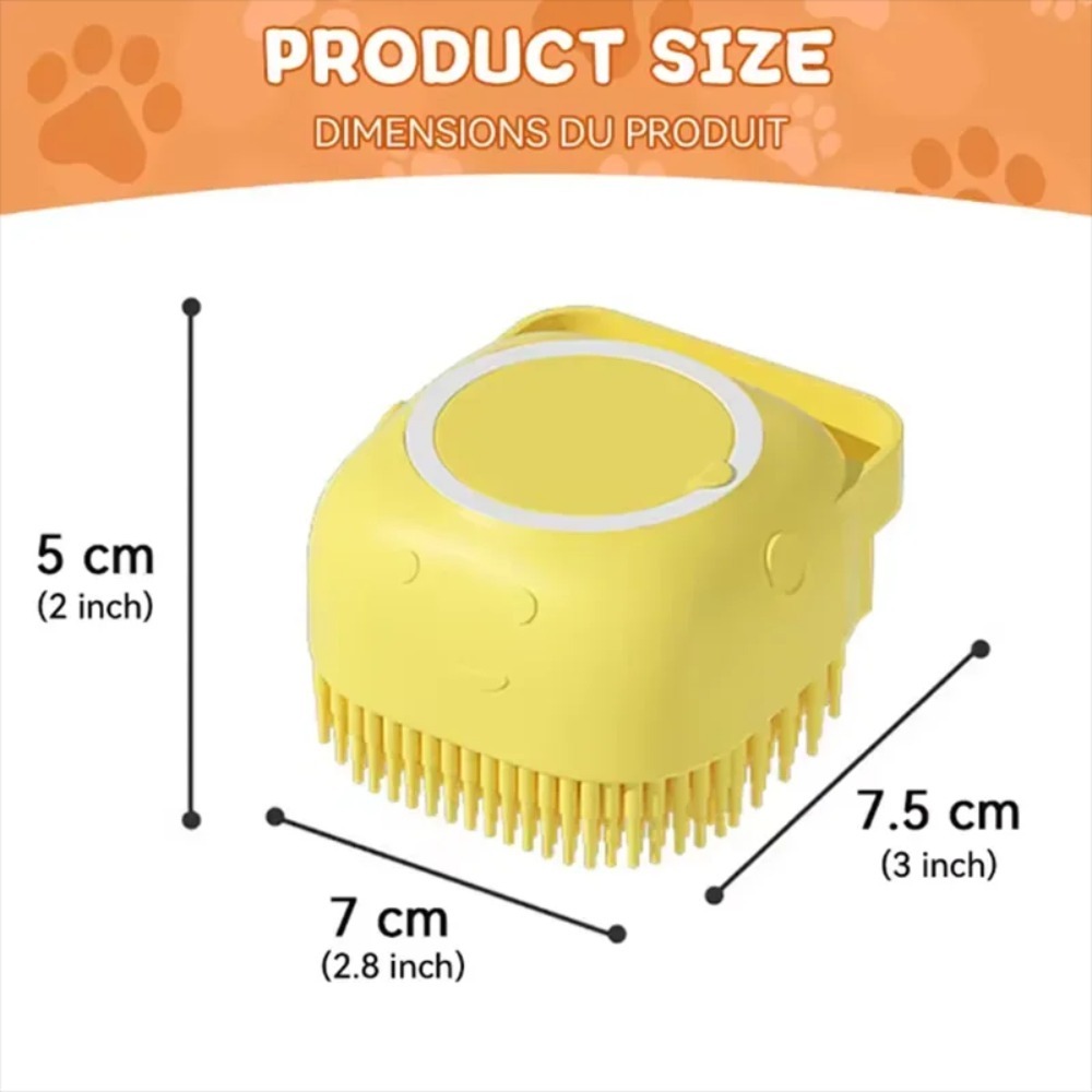 Siliconen badmassageborstel Mu - Pet Supplies App recensie en prijs