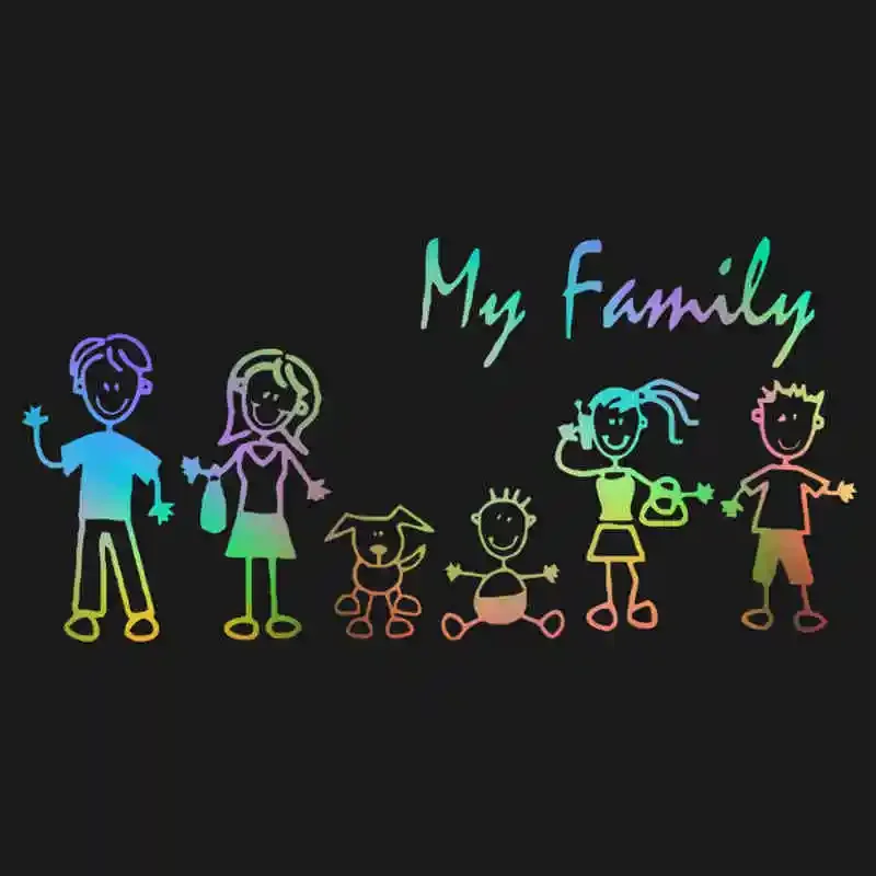 Autosticker Familie Stok Figuu - Pet Supplies For Dogs recensie en prijs