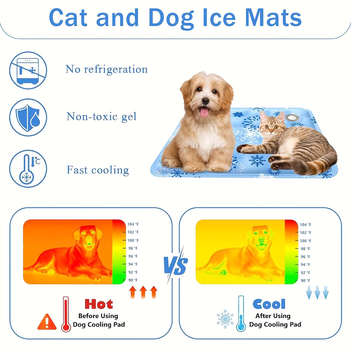 Zomermat voor huisdieren, ijsm - Pet Supplies For Dogs recensie en prijs
